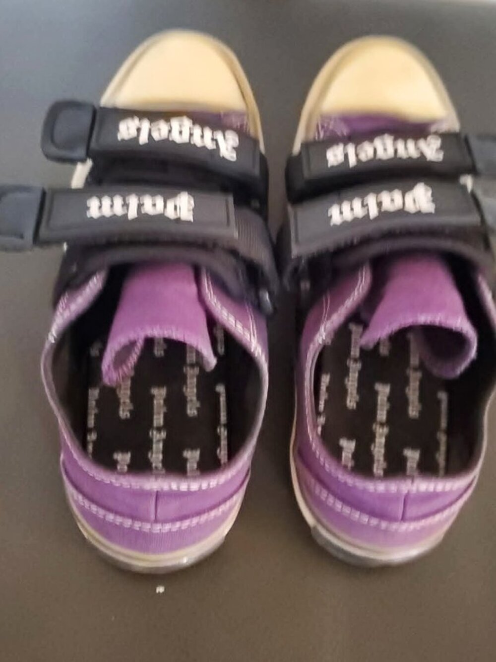 Palm Angels Women's Vulcanized Low Sneakers Purple Size (US/6.5) (EU/37)(UK/4.5) - Picture 4 of 8